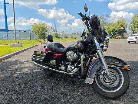 2007 Harley-Davidson Electra Glide, красный, 590000 рублей, вид 4