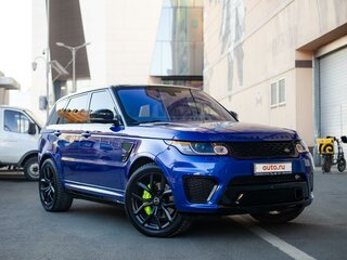 2016 Land Rover Range Rover Sport SVR II, синий, 8500000 рублей, вид 2