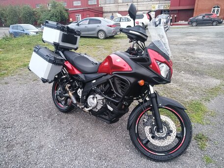 2013 Suzuki V-Strom DL 650, красный, 855000 рублей, вид 4