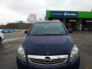 2012 Opel Zafira B Рестайлинг, синий, 630000 рублей, вид 1