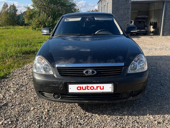 2008 Lada (ВАЗ) Priora I, чёрный, 200000 рублей