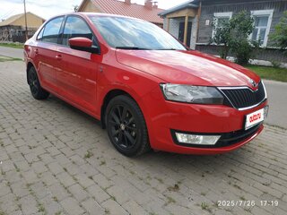 2017 Skoda Rapid I, красный, 1610000 рублей, вид 5