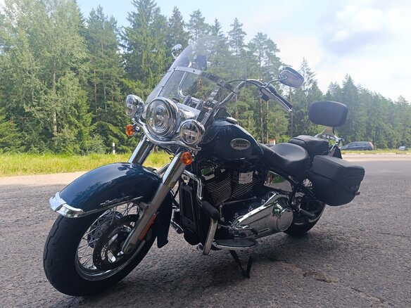 2021 Harley-Davidson Softail Standard, синий, 1570739 рублей - вид 9