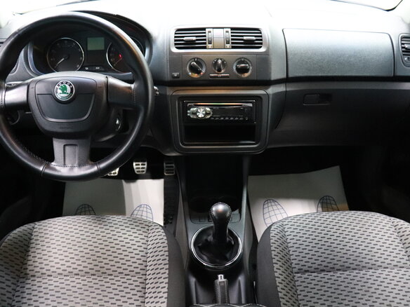 2012 Skoda Fabia II Рестайлинг, чёрный - вид 12