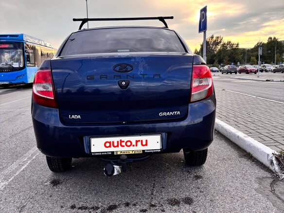 2012 Lada (ВАЗ) Granta I, серый, 195000 рублей - вид 3