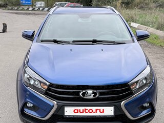 2020 Lada (ВАЗ) Vesta SW Cross I, синий, 1450000 рублей, вид 2