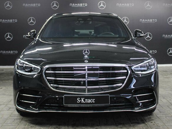 2021 Mercedes-Benz S-Класс 350 d Long 4MATIC VII (W223), чёрный - вид 2
