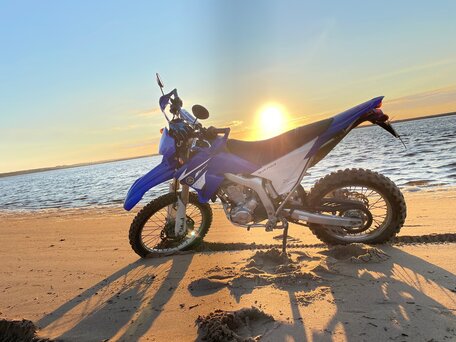 2009 Yamaha WR250R, синий, 430000 рублей, вид 1
