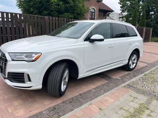 2020 Audi Q7 45 TFSI II (4M) Рестайлинг, белый, 3950000 рублей, вид 1