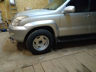 2003 Toyota Land Cruiser Prado 120 Series, серый, 1950000 рублей, вид 3