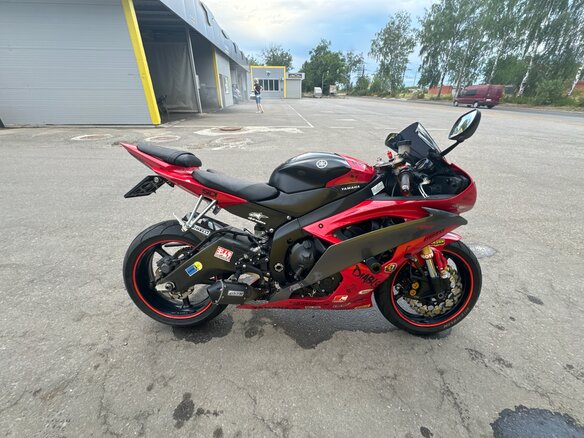 2008 Yamaha YZF-R6, красный, 850000 рублей - вид 7