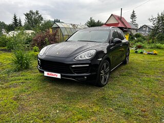2011 Porsche Cayenne Turbo II (958), чёрный, 2800000 рублей, вид 1