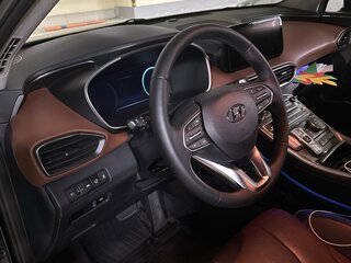 2021 Hyundai Santa Fe IV Рестайлинг, чёрный, 3550000 рублей, вид 5