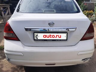 2013 Nissan Tiida I Рестайлинг, белый, 490000 рублей, вид 5