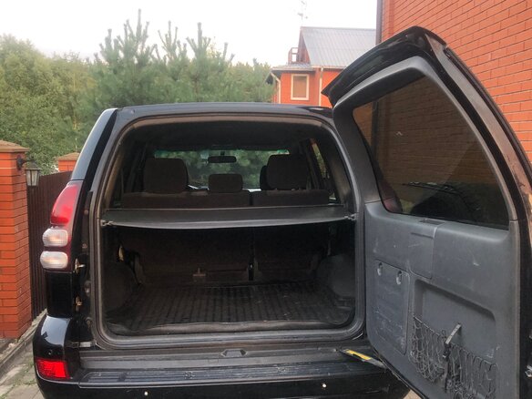 2007 Toyota Land Cruiser Prado 4-speed 120 Series Рестайлинг, чёрный, 1940000 рублей - вид 10