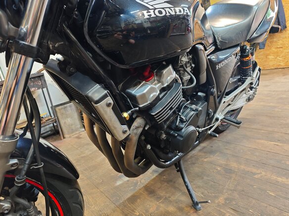 1996 Honda CB 400 Super Four, чёрный, 265000 рублей - вид 8