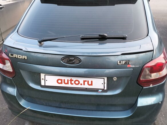 2014 Lada (ВАЗ) Granta I, серый, 600000 рублей - вид 4