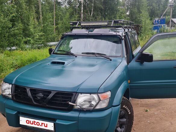 1998 Nissan Patrol V (Y61), зелёный, 900000 рублей - вид 6