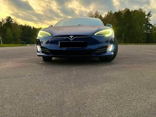 2019 Tesla Model S 75D I Рестайлинг, синий, 2500000 рублей, вид 4