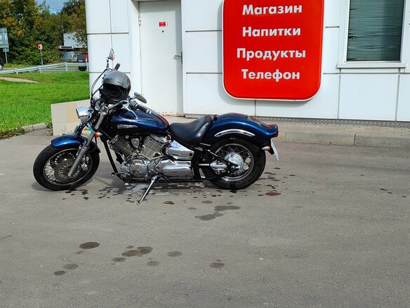 2009 Yamaha XVS1100, синий, 440000 рублей - вид 2