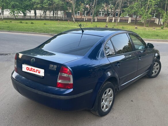 2007 Skoda Superb I Рестайлинг, синий, 400000 рублей - вид 4