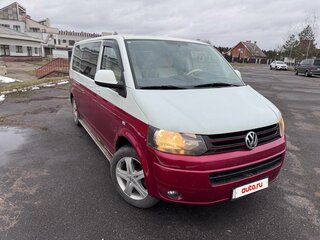 2009 Volkswagen Multivan Long T5 Рестайлинг, красный, 1700000 рублей, вид 2
