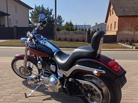 2004 Harley-Davidson Softail Deuce, красный, 886498 рублей, вид 2