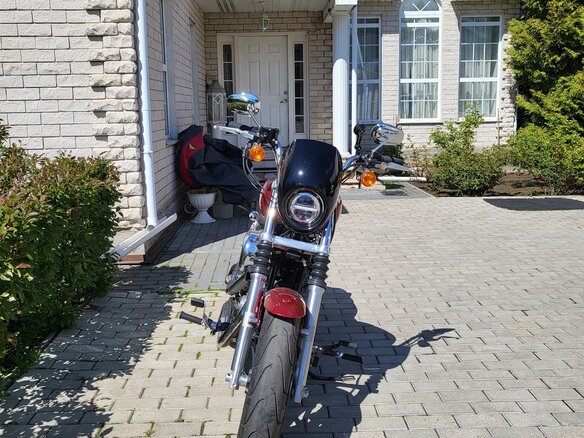 2019 Harley-Davidson Sportster 883, красный, 830000 рублей - вид 3
