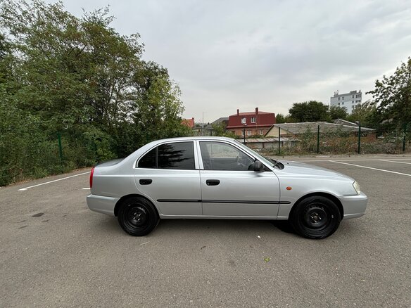 2004 Hyundai Accent ТагАЗ II, серый, 610000 рублей - вид 7