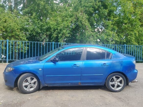 2006 Mazda 3 I (BK), синий, 300000 рублей - вид 6