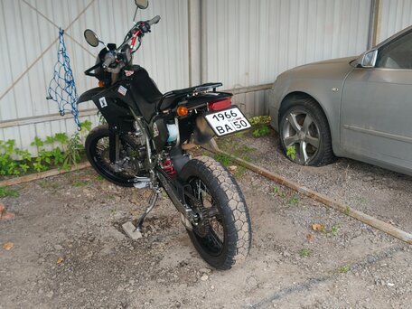 2004 Kawasaki D-tracker 250, чёрный, 270000 рублей, вид 4