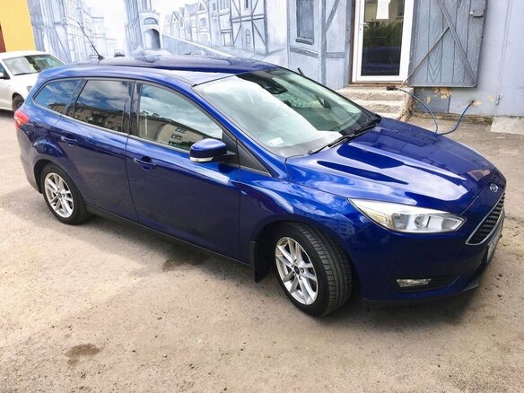 2016 Ford Focus III Рестайлинг, синий, 1100000 рублей - вид 6