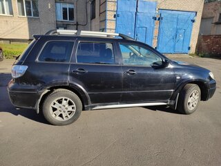 2008 Mitsubishi Outlander I, чёрный, 595000 рублей, вид 3