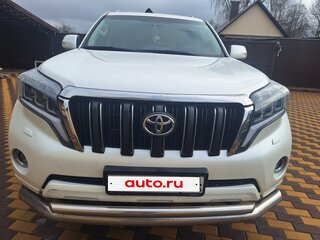 2013 Toyota Land Cruiser Prado 150 Series, белый, 3450000 рублей, вид 2