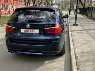 2012 BMW X3 28i xDrive II (F25), синий, 1300000 рублей, вид 3