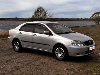 2003 Toyota Corolla IX (E120, E130), серебристый, 505000 рублей, вид 3