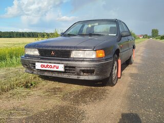 1991 Mitsubishi Galant VI, чёрный, 205000 рублей, вид 2