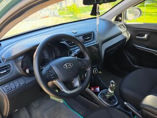 2011 Kia Rio III, зелёный, 580000 рублей, вид 3