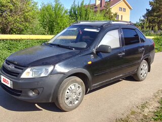 2012 Lada (ВАЗ) Granta I, чёрный, 200000 рублей, вид 1