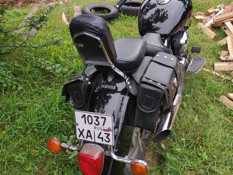 2002 Yamaha XVS650 Drag Star, чёрный, 400000 рублей, вид 4