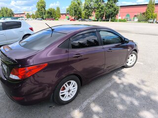 2011 Hyundai Solaris I, фиолетовый, 715000 рублей, вид 5