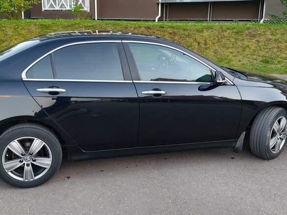 2007 Honda Accord VII Рестайлинг, чёрный - вид 4