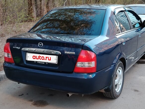 2001 Mazda 323 VI (BJ) Рестайлинг, синий, 380000 рублей - вид 2