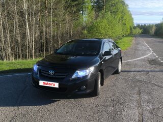 2007 Toyota Corolla X (E140, E150), чёрный, 750000 рублей, вид 2