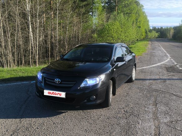 2007 Toyota Corolla X (E140, E150), чёрный, 750000 рублей - вид 1