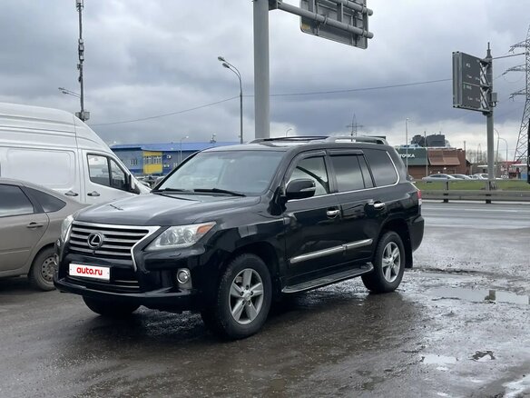 2012 Lexus LX 570 III Рестайлинг, чёрный, 4500000 рублей