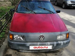 1991 Volkswagen Passat B3, пурпурный, 150000 рублей, вид 3