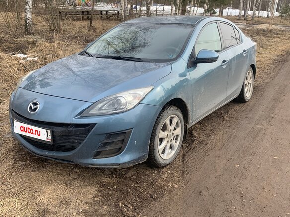 2010 Mazda 3 II (BL), синий, 980000 рублей