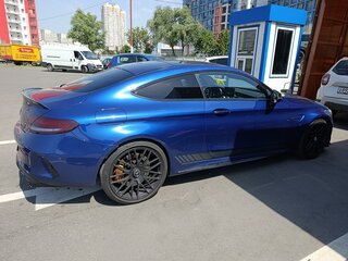 2016 Mercedes-Benz C-Класс AMG 63 AMG S IV (W205), синий, 7500000 рублей, вид 3