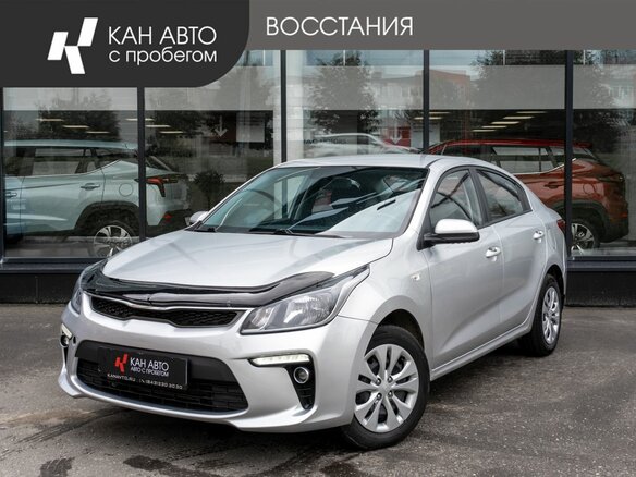 2018 Kia Rio IV, серебристый, 979000 рублей